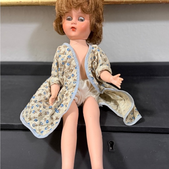 RARE Vintage Floral Dress Doll